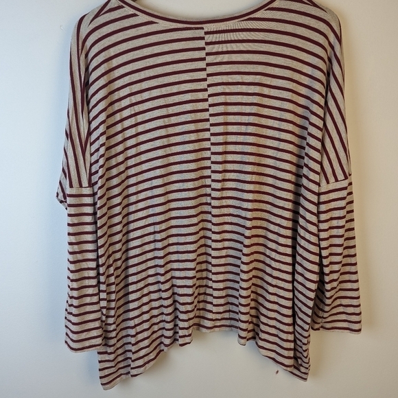 Striped Oversized Tee Shirt - Large - Picture 5 of 5
